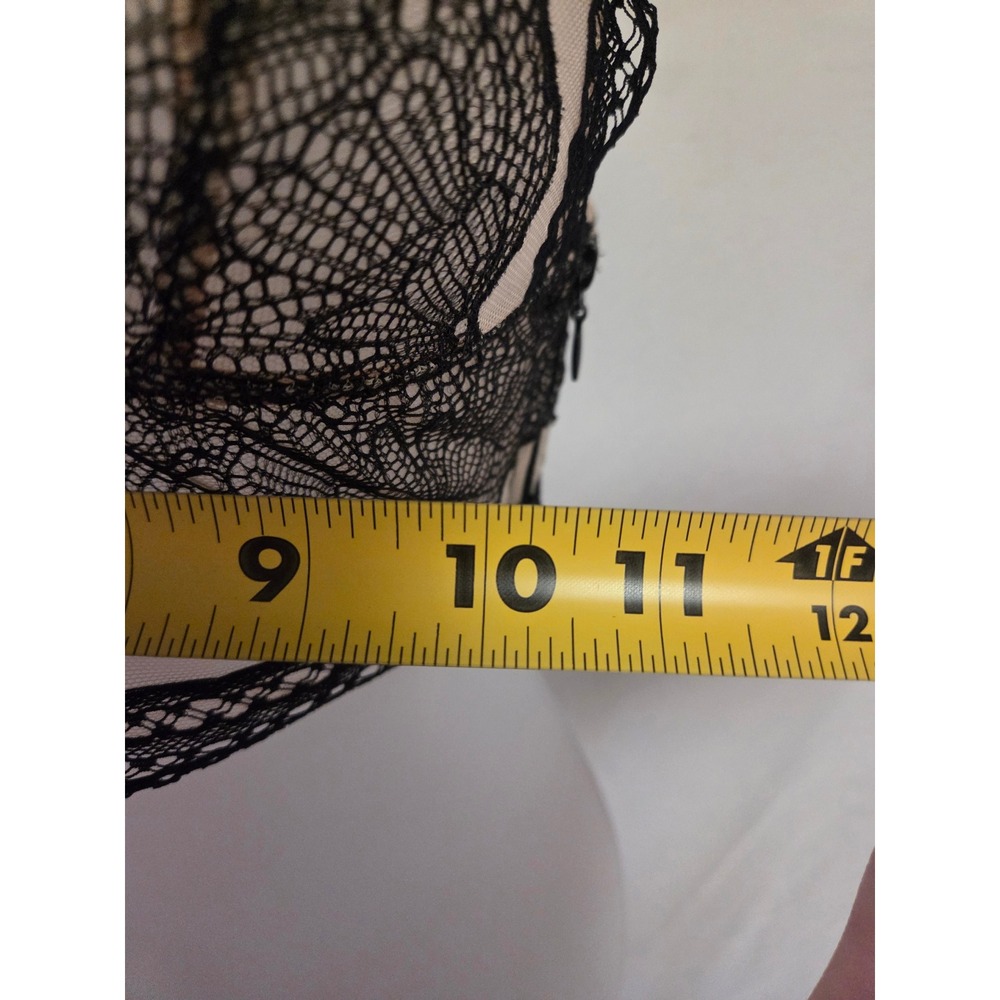 Victoria's Secret Black Lace Bralette Corset Back Strappy Bralette Small S - Picture 4 of 5